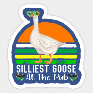 Silliest Goose At The Pub 2 Sticker